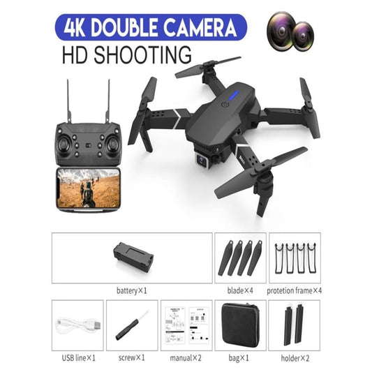 Drone Plegable inteligente 4k ultra HD